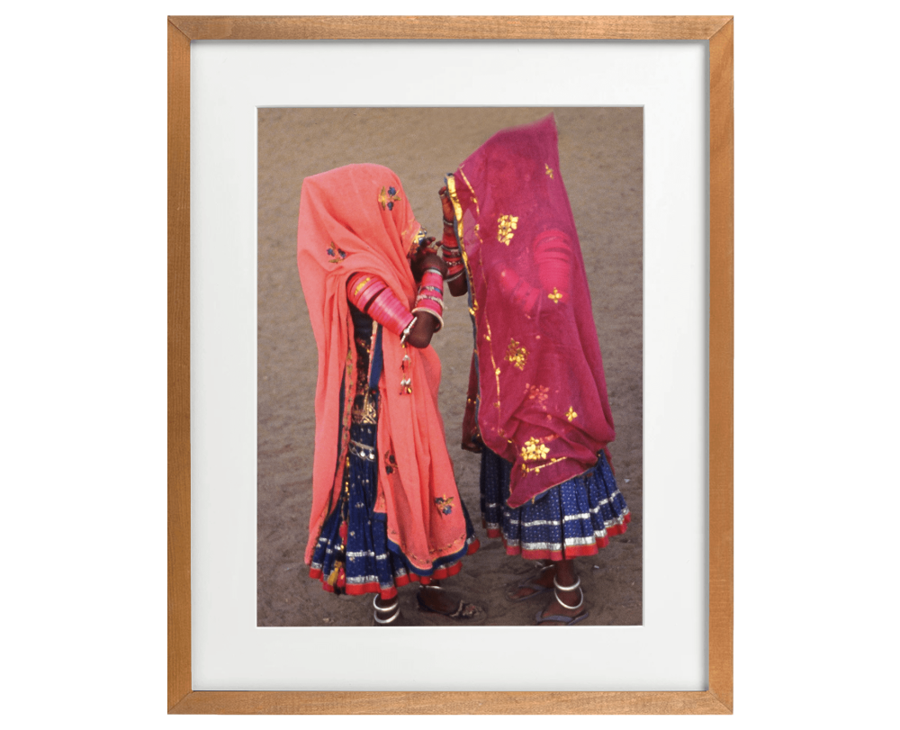 Veiled Rajasthani women